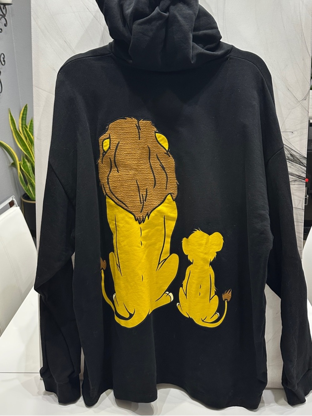 ASOS DESIGN Disney Lion King Mufasa Simba Embroidered Hoodie 14